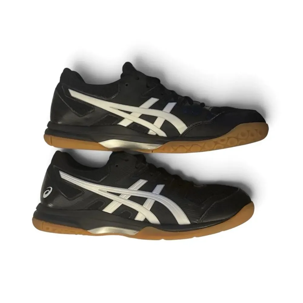Asics Women's Black White Gel-Rocket 9 Volleyball Indoor Sneakers 9